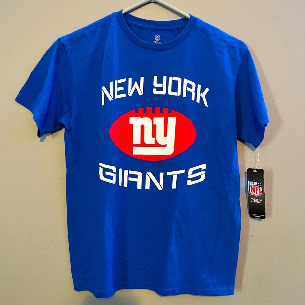 NFL Blue and Red New York Giants Kids Shirt